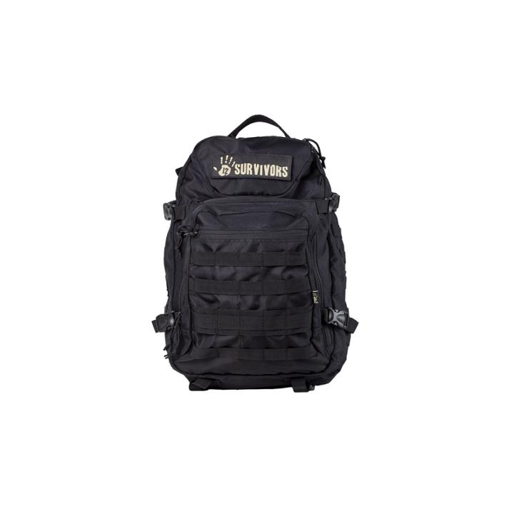 12 Survivors Tactical Black Backpack