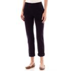 Liz Claiborne Roll-cuff Twill Pants