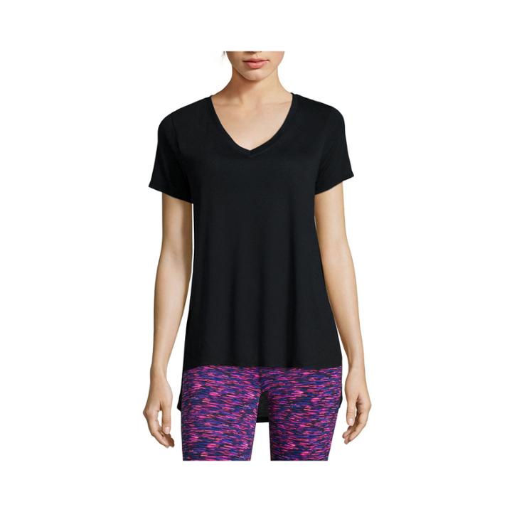 City Streets Short-sleeve Side Slit Tee - Juniors