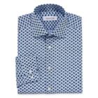 Collection By Michael Strahan Wrinkle Free Cotton Stretch Long Sleeve Woven Paisley Dress Shirt