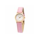 Laura Ashley Petite Band Womens Pink Strap Watch-la31028pk