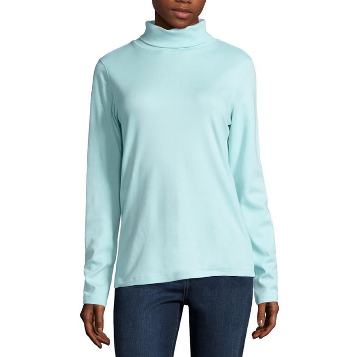 St. John's Bay Long Sleeve Turtleneck