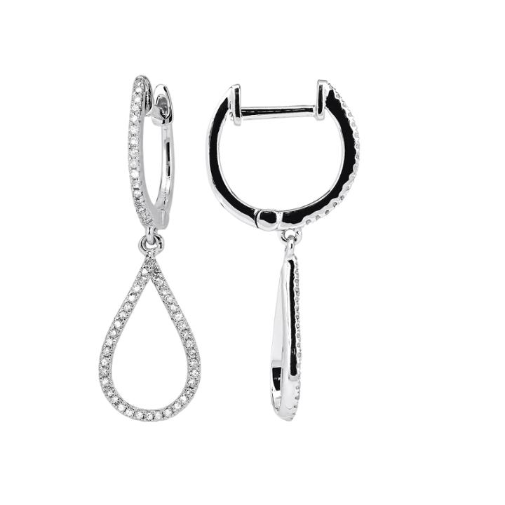 1/5 Diamond 14k White Gold Earring