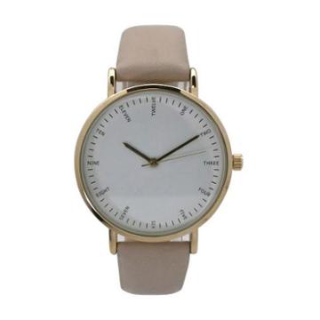 Olivia Pratt Womens Brown Strap Watch-a917913beige