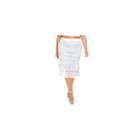 Fashion To Figure Sahara Double Ruffle Pencil Skirt - Plus