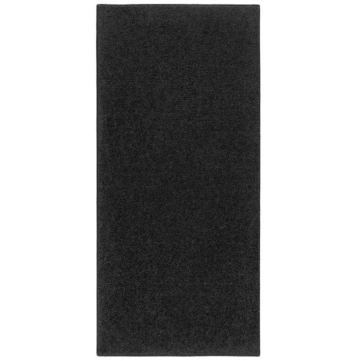 Hailey Plush High Pile Solid Color Long Runner Rug20 X 60 Black