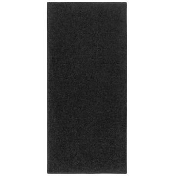 Hailey Plush High Pile Solid Color Long Runner Rug20 X 60 Black