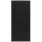 Hailey Plush High Pile Solid Color Long Runner Rug20 X 60 Black