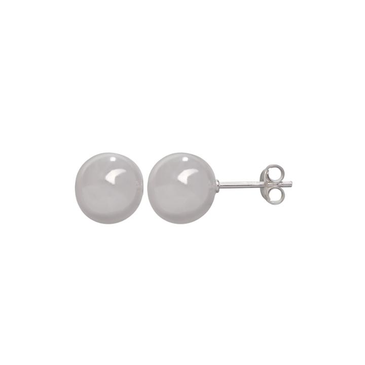 Sterling Silver 10mm Round Ball Stud Earrings
