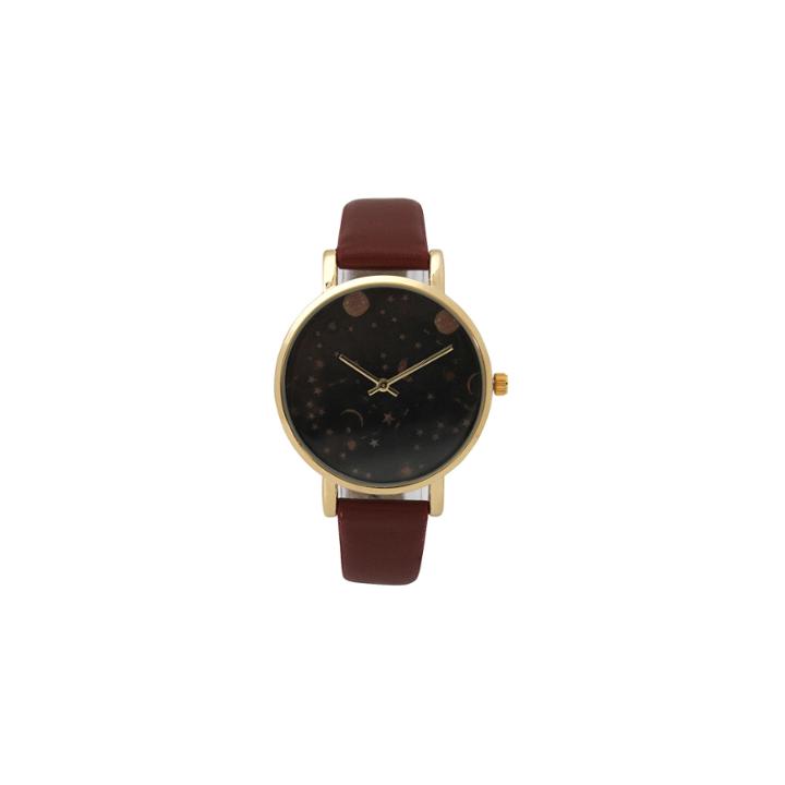 Olivia Pratt Womens Brown Smart Watch-17347cognac