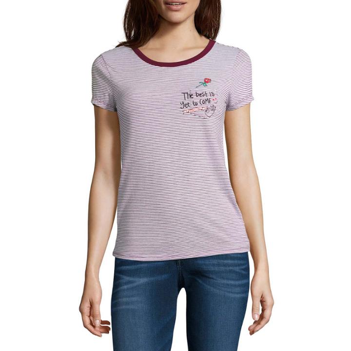 Arizona The Best Is Yet To Come Graphic T-shirt- Juniors