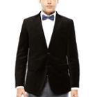 Jf J. Ferrar Velvet Geo-print Sport Coat - Slim Fit