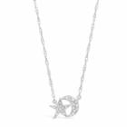 Womens 1/10 Ct. T.w. White Diamond Star Pendant Necklace