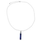 Silver Elements By Barse Womens Genuine Blue Lapis Pendant Necklace