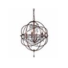 Warehouse Of Tiffany Edwards Antique Bronze 16-inch Crystal Chandelier