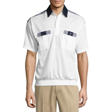 Palmland Short Sleeve Knit Polo Shirt