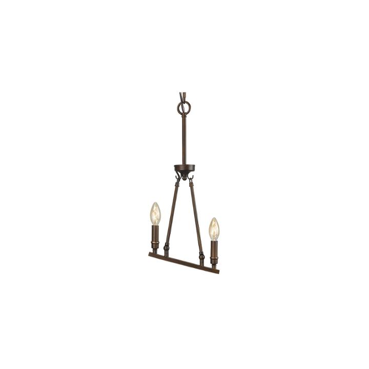 Garvin Mini Pendant In Rubbed Bronze