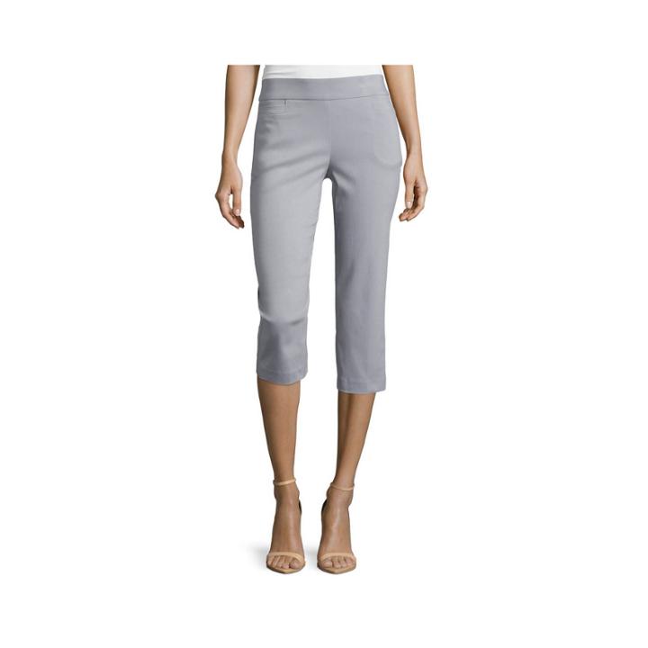 Liz Claiborne 24 Pull-on Flat-front Capris