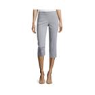 Liz Claiborne 24 Pull-on Flat-front Capris