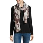 Mixit Foiled Floral Oblong Scarf