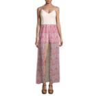 City Triangle Sleeveless Maxi Dress-juniors