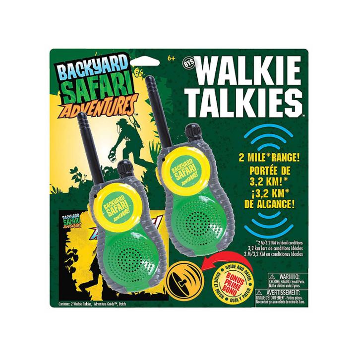Backyard Safari Walkie Talkies 4-pc. Dress Up Accessory