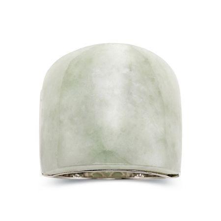 Jade Ring - Sterling Silver