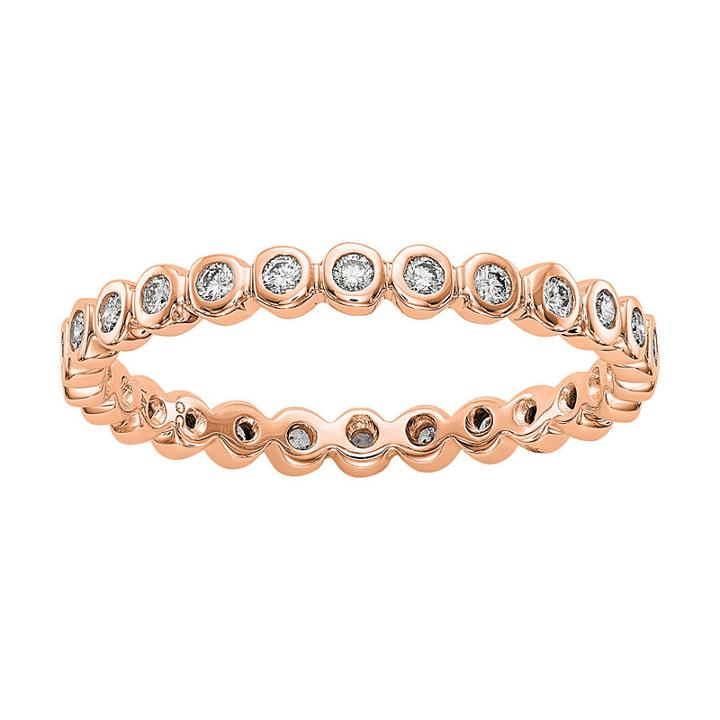 Womens 1/3 Ct. T.w. Genuine White Diamond 14k Gold Eternity Band