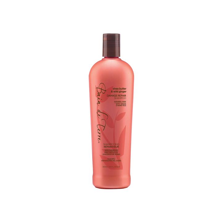 Bain De Terre Shea Butter And Wild Ginger Damage Repair Shampoo - 13.5 Oz.