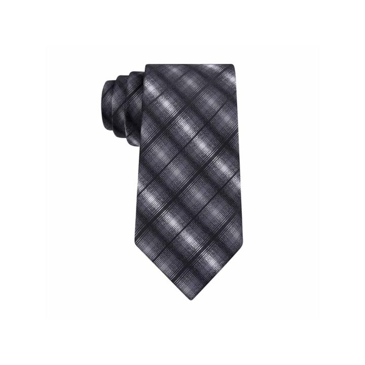 Van Heusen Chrome Grid Slim Tie