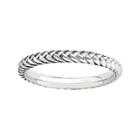 Personally Stackable Sterling Silver Oxidized Stackable Ring