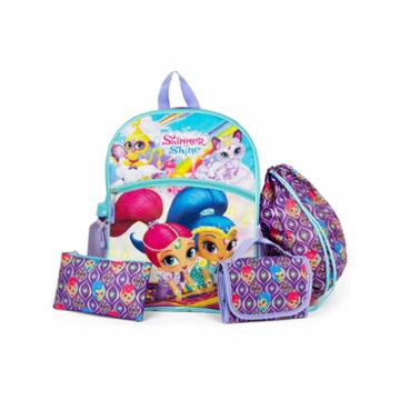Shimmer And Shine 5pc Backpack Set