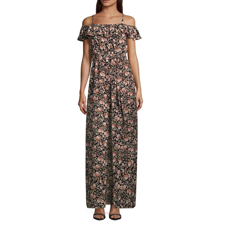 Secret Charm Sleeveless Maxi Walkthrough Dress-juniors