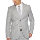 Jf J.ferrar Plaid Super Slim Fit Suit Jacket