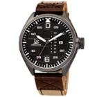Gourmia Mens Brown Strap Watch-j-145br