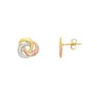 10.4mm Knot Stud Earrings
