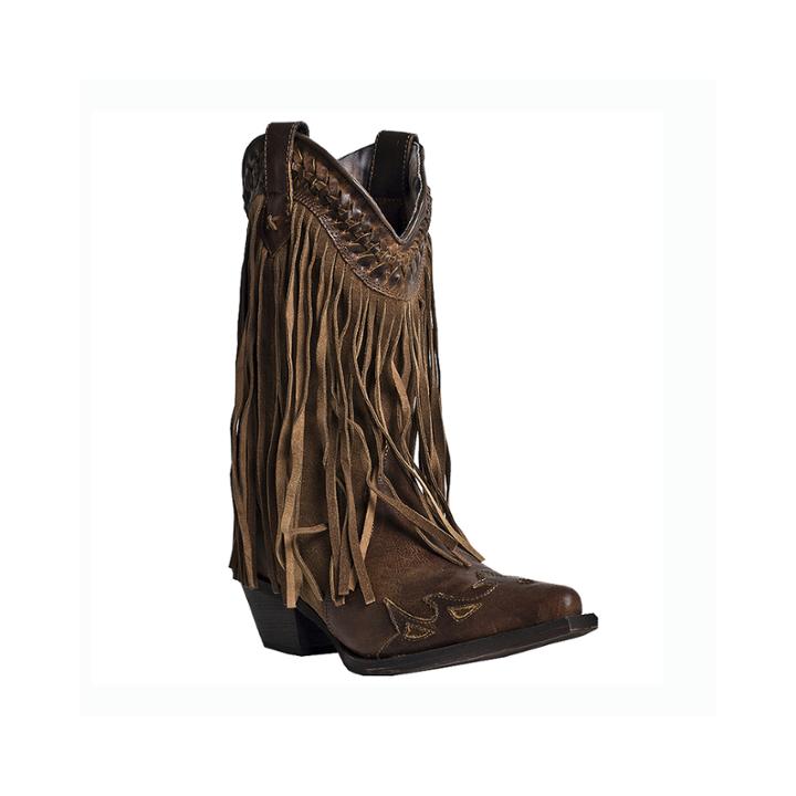 Dingo Heart Throb Womens Fringe Western Boots
