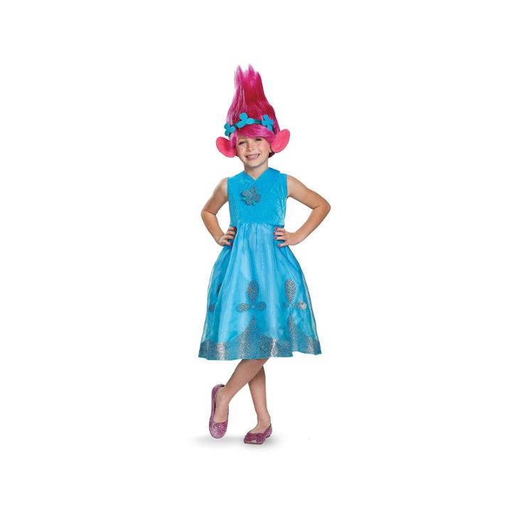 Trolls- Poppy Deluxe Costume W/ Wig