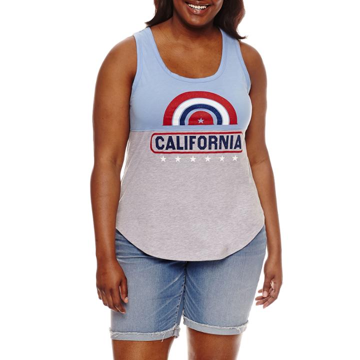 California Tank Top-juniors Plu