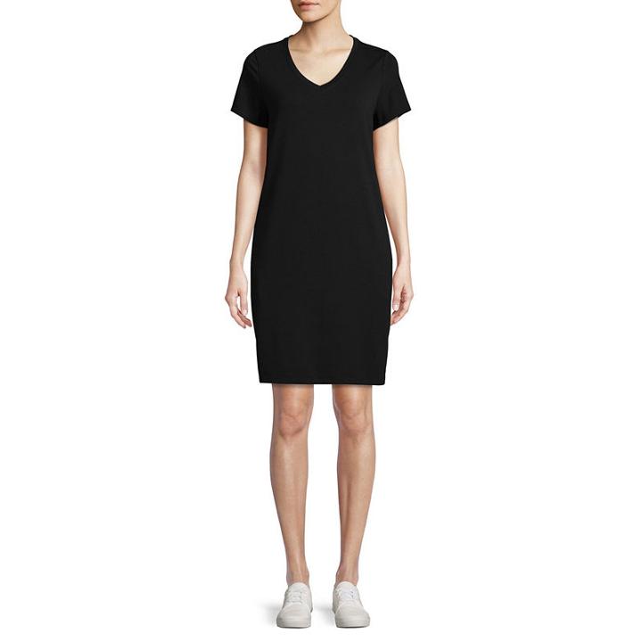 St. John's Bay Active Short Sleeve Knit Dress