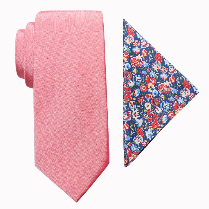 Jf J.ferrar Floral Tie Set