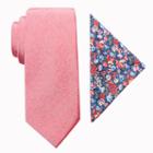 Jf J.ferrar Floral Tie Set
