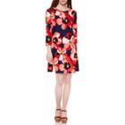 Weslee Rose 3/4 Sleeve Shift Dress