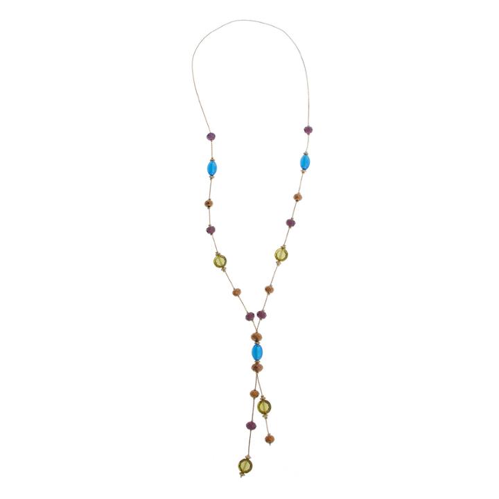 Mixit Spetember Mixit Color Newness Womens Y Necklace