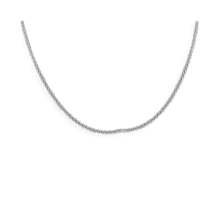 Made In Italy Sterling Silver 24 Wheat Chain
