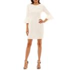 Scarlett 3/4 Sleeve Sheath Dress-petites