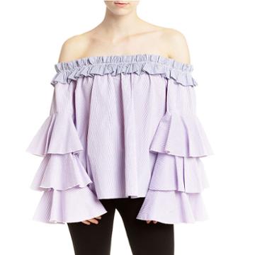 Romeo And Juliet Couture Ruffle Sleeve Top