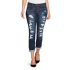 Black Daisy Relaxed Fit Jean-juniors