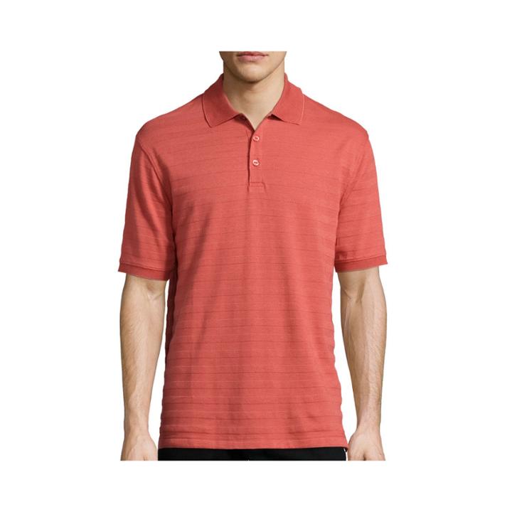 Haggar Short Sleeve Printed Woven Polo