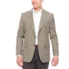Stafford Yearround Stretch Brown Blue Check Sport Coat-classic